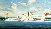 James Bard Alida, Hudson River steamer as painted